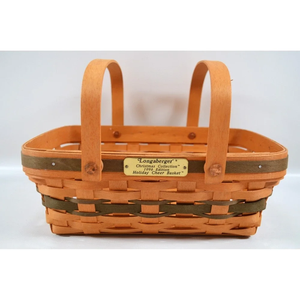 1996 Longaberger Holiday Cheer Basket Clot. Liner‎ & Protector 12L x 8W x 4.25H